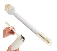 Neamou Water Bottle Brush | Detailing Cleaning Cup Crevice Double Head Brush - Rotating Head Ergonomic Handle Household Brush for Sports Cups, Teacups