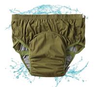 Neamou Waterproof Diaper Cover - Breathable Cotton Reusable Pants,Adult Leakproof Underwear | for Bedridden Hygiene Disability-Support Nursing Home Elderly-Care Health