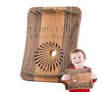 Neamou Wooden Lyra Harp - Professional Harp Instrument 31 Strings | Multipurpose Chromatic Scale Harp, Portable Lyra Harp for Music Performances