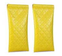 NEAMVCT Face Ice Roller Storage, Cosmetic Storage Bag for Facial Roller and Face Massager, Easy to Carry and Help You Manage Your Space (Yellow)