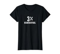Neanderthal Caveman DNA Value Graphic T-Shirt, Women, Black, XS