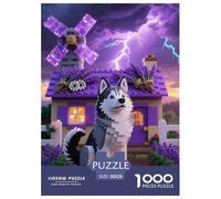 Neapolitan Mastiff 1000 Pieces Jigsaw Puzzles Cute Pets Jigsaw Puzzles for Kids Creative Wall Decoration Educational Games Gifts Age 14+ ForAdults 38x26cm/1000pcs