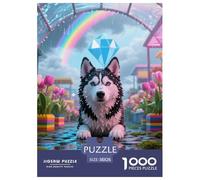 Neapolitan Mastiff 1000 Pieces Jigsaw Puzzles Cute Pets Jigsaw Puzzles for Kids Creative Wall Decoration Educational Games Gifts Age 14+ ForAdults 38x26cm/1000pcs