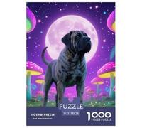 Neapolitan Mastiff 1000 Pieces Jigsaw Puzzles Cute Pets Puzzle for Adults Creative Wall Decoration Educational Games Gifts Age 14+ ForAdults 38x26cm/1000pcs