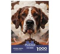 Neapolitan Mastiff 1000 Pieces Jigsaw Puzzles Pet Dog Jigsaw Puzzles for Kids Creative Wall Decoration Educational Toy Age 14+ ForAdults 38x26cm/1000pcs