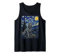 Neapolitan Mastiff Dog Van Gogh Starry Night Tank Top