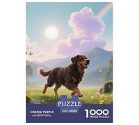 Neapolitan Mastiff Jigsaw Puzzles Puzzles for Adults Kids. 1000 Pieces Cute Dog Whimsical Challenge Toy Educational Game Home Decoration for Educational Games Gifts 38x26cm/1000pcs