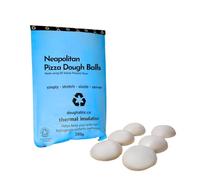 Neapolitan Pizza Dough Balls - Made with 00 Italian Polselli Flour - 280g (6 Dough Balls)