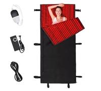 Near Infrared Light Therapy Blanket,2pcs Red Light Therapy Mat,Red Light Therapy Mat Device for Full Body Pain Relief, with Timer, 660nm Red Light 850nm Near Infrared Therapy Mat