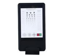 Near Vision Chart, Double-Sided LED Vision Chart with Adjustable Brightness, for Near and Far Vision Detection, Includes 5 Types of Optotypes