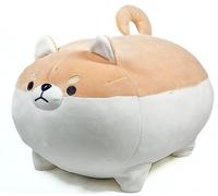 Nearasu Stuffed Animal Shiba Inu Plush Toy Age 3+ (40cm/15.75inch) Soft Plushie Kawaii Anime Body Plushies Chubby Pillow Home Cute Squishy Corgi Dog Pillow Gifts for Girls Boys Children Kids Birthday