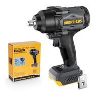 Neareen - 900 ft lbs Brushless Cordless Impact Wrench, 3 Speeds High Torque, Compatible with DeWALT 20V MAX Batteries, Tool Only, Battery and Charger Not Included