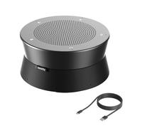 NEARITY A11 Conference Speaker and Microphone, 4 Mics USB Speakerphone with AI Noise Cancelling, 13ft Audio Pickup, Plug and Play Computer Speaker with Mic for Work/Online Conferencing/Home Office