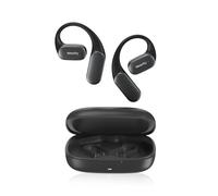 NEARITY MemPod Fit 2 Open Ear Bluetooth Headphones, Wireless Earbuds with Deep Bass, Up to 45H Playtime with Charging Case, Ultra Comfort, Dual Connection, Air Conduction, for Phone/Mac, Black