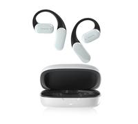NEARITY MemPod Fit 2 Open Ear Bluetooth Headphones, Wireless Earbuds with Deep Bass, Up to 45H Playtime with Charging Case, Ultra Comfort, Dual Connection, Air Conduction, for Phone/Mac, WHITE