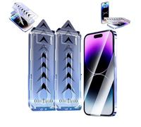 Nearly as Invisible Screen Protector, Invisible Screen Protector -Fingerprint-Proof Dust Free without Bubbles, Durable Screens Armor for iPhone 16/15/14/13/12 Pro Max (Privacy,for iPhone 15)