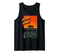 Nearly Home s Almost There s Cornwall s Devon Border View Tank Top