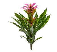 Nearly Natural 15in. Bromeliad Artificial Flower (Set of 4)
