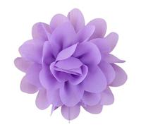 Nearly natural 20PCS 7CM Chiffon Gauze Artificial Fabric Silk Flower Head for DIY Wedding Party Home Decorations Floral artificial flowers(Lavender)