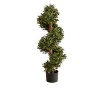 Nearly Natural Tree, ['Artificial Boxwood'], Green, 2ft 9in