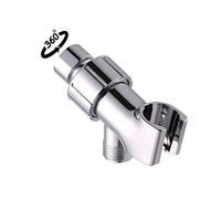 NearMoon Adjustable Shower Arm Mount- with Universal Wall Hook Bracket and Brass Pivot Ball, Shower Head Holder for Hand Held Showerheads