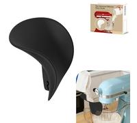 Nearockle Flour Funnel for Kitchen Aid Mixer, 2026 Upgraded Silicone Funnel Compatible for All Mixer No-Mess Attachment, Easy Pour Reusable Dishwasher-Safe Baking Tool (Black)