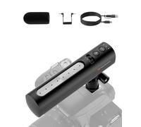 NearStream AM10B Camera Microphone, 15H Operation, 3 Pickup Patterns w/Noise Cancellation for Content Creation/Vlogging/Filmmaking/Streaming, On-The-Go Mic for DSLR/Video Camera, USB Plug&Play for PC