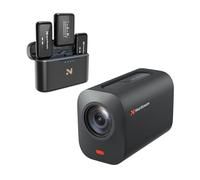 NearStream Professional Interviews Equipment,VM33 2K Streaming Camera & AWM20T Wireless Lavalier Microphone Kit for Interviews, Podcasts & Livestreaming