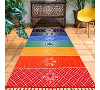 Neasyth Yoga Mat Beach Blanket Chakra Meditation Mat Yoga Rug Sunscreen Shawl Chakra Wall Tapestry Decor Boho Pilates 59 in (Polyester Fibre)