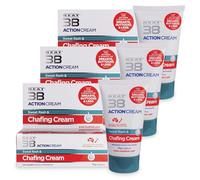 Neat 3B Action Cream - Anti Chafe Balm & Antiperspirant for Chub Rub, Sweat Rash, Sweating - Unscented Anti Chafing Chamois Cream - 75 Grams, 3-Pack