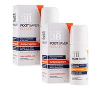 Neat® 3B Foot Saver Roll-On Foot Deodorant & Antiperspirant, Anti Sweat Deodorant, Strong Antiperspirant for Sweaty Feet, 60ml, Twin Pack