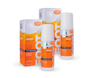 Neat® 3B Foot Saver Roll-On Foot Deodorant & Antiperspirant, Anti Sweat Deodorant, Strong Antiperspirant for Sweaty Feet, 60ml, Twin Pack