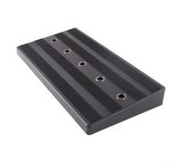 Neat and Organized Guitar Effects with this Black Pedal Board Lightweight Design