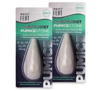 Neat Feat Pumice Stone for Feet - Hard Skin Remover, Foot Exfoliator & Heel Scrubber, Foot Callus Remover for Feet, Foot Care Pedicure Tools, 2 Pack
