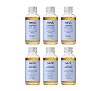 Neat Foaming Hand Wash Refills Cotton & Bluebell Scent 6 x 30ml - Dermatologically Approved Liquid Hand Soap - Eco-Friendly Handwash Suitable for Sensitive Skin - Gentle Handwash For Home & Office