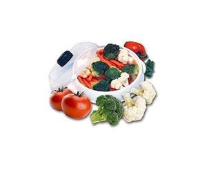 Neat Ideas Microwave steamer - Adjustable Vented Lid …Healthy Eating