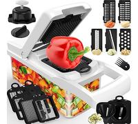 Neat-O Vegetable Chopper, Safe to Use 16 in 1 Handheld Chopper Easy Clean and Store, Multifunctional Suitable for Most Vegetables Fruits, Onion Kitchen
