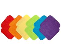 Neat Solutions 12 Pack Solid Bright Washcloth Set, Colors May Vary