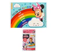 Neat Solutions Disney Minnie Mouse Table Topper Disposable Stick-on Placemats - 18 Count