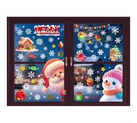 Neatartmore Christmas Window Vinyl Decals: Removable For Static Stickers | Glue-free For Static Vinyl, 50X70cm Festive Sheets, Reusable For Windows Doors Cars, Weather-resistant Indoor Outdoor Decor