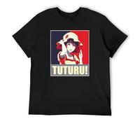 NeatDady Steins Gate - Mauyri Tuturu! T Shirt Steins Gate Steinsgate Okarin Okabe Rintaro Manga Elpsycongroo Mayuri Black M