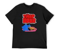 NeatDady The Trap Door T-Shirt Mens Retro 80'S Tv Program Animated Cartoon Show Top Men Black 3XL