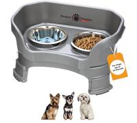 Neater Pet Brands Feeder Deluxe With Leg Extensions Small Gunmetal Grey