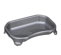 Neater Pet Brands Little Big Bowl for Cats & Small Animals - Extra High Capacity Cat Water Bowl (1400 mL), Gunmetal Grey