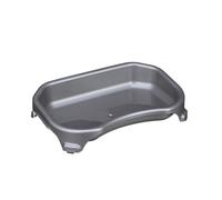 Neater Pet Brands Little Big Bowl for Cats & Small Animals - Extra High Capacity Cat Water Bowl (1400 mL), Gunmetal Grey