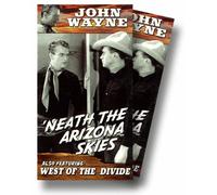 Neath the Arizona Skies/West of the Divide [VHS]