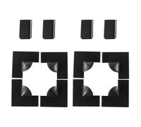 Neatiease Magnetic Window Screen Accessories，8 Window Screen Corners, 4 Window Clip(Two Sets,Grey)