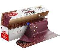 Neatiffy Disposable Plastic Table Cloth Roll, Party/Banquet Table Cover, Tablecloths for Rectangle/Round/Square Tables, Equals to 12 Picnic Pack (Burgundy Gold Dot)