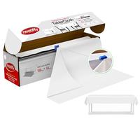 Neatiffy Disposable Plastic Table Cloth Roll | Waterproof Tablecloth | Table Cover for Picnic, Party, Banquet, Birthdays, Weddings | White | 54 inches x 100 feet | Rectangle, Square, Round, Oval