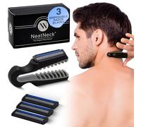 NeatNeck, Neck Shaver for Men with Harry Necks. Trim Neckline for a Smooth and Precise Shave. Comes with 3 disposable razor blades. Compact and Easy Grip. Neat Neck Razor for sensitive skin.